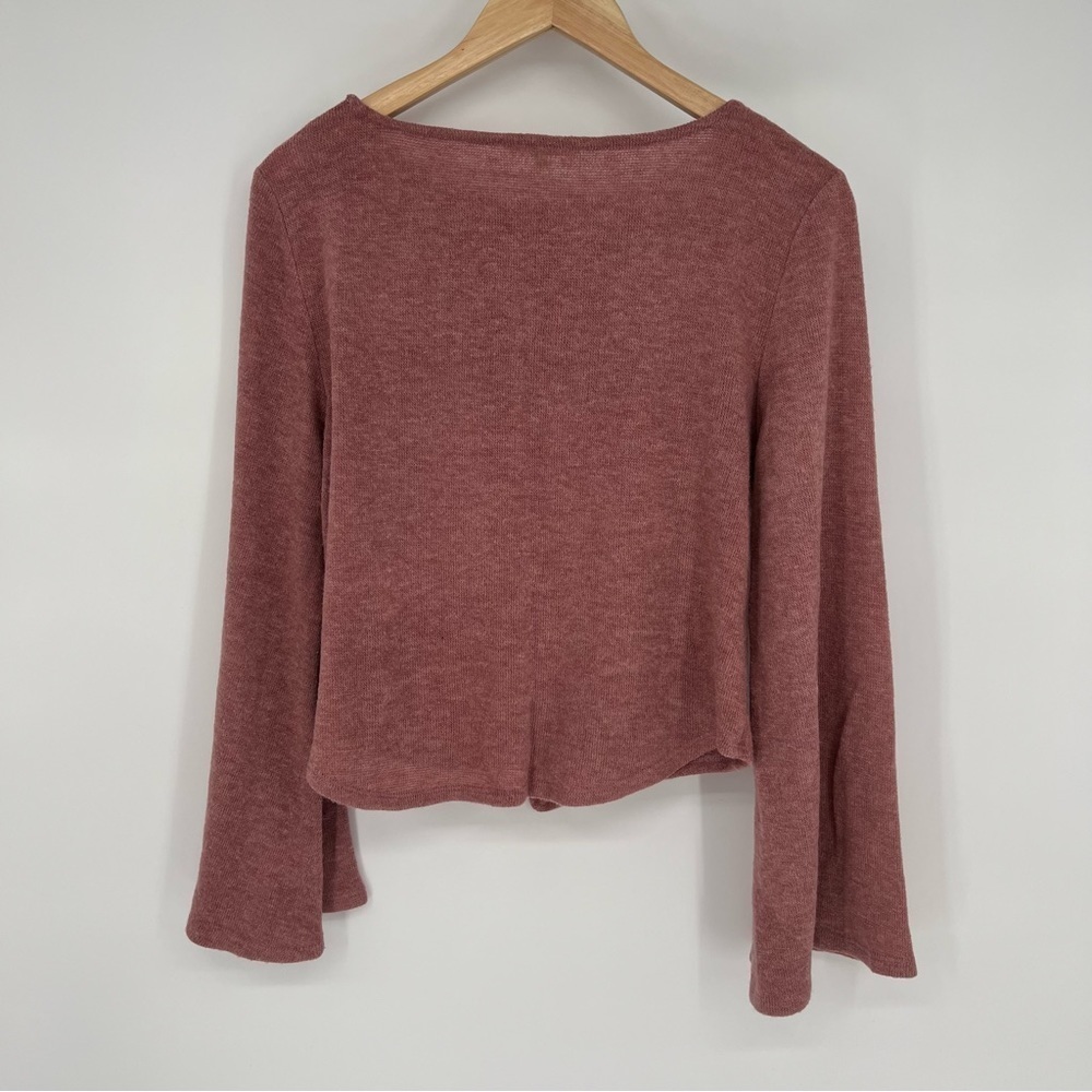 Gianni‎ Bini Thin Knit Tie Knot Sweater Flare Sleeves - Picture 8 of 8